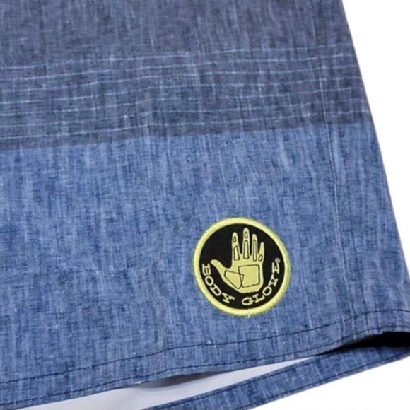 Body Glove Board Shorts size L (Waist 34) Deep Sea Stripes Y2K Surf Vacation - Picture 7 of 9